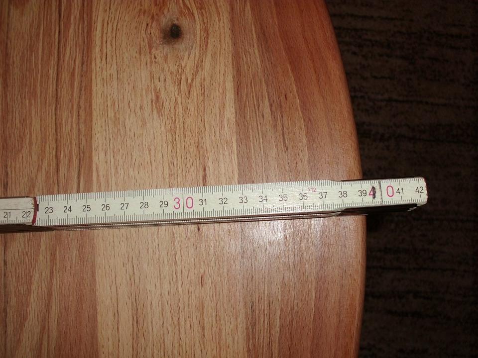 Beistelltisch Couchtisch aus Holz Tisch Oval Wohnzimmertisch in Wachstedt