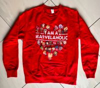 Pullover Marvel rot Gr. S "I AM A MARVELAHOLIC" Bayern - Aschaffenburg Vorschau