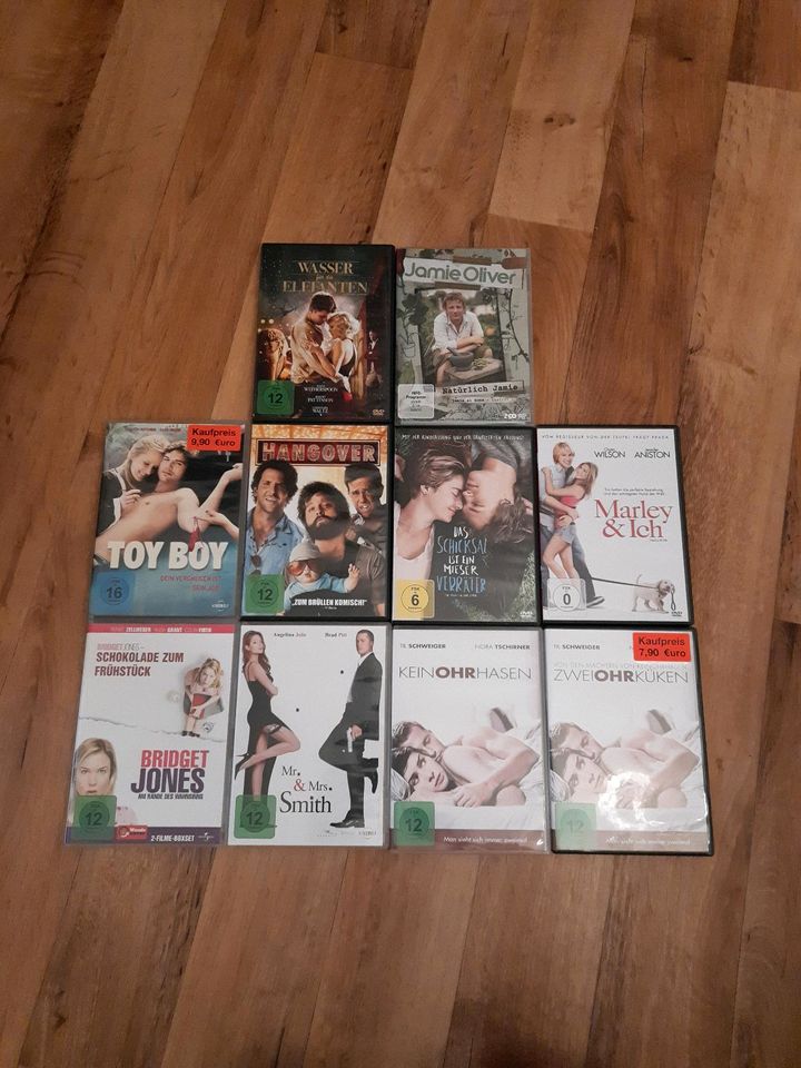 DVD Sammlung Jamie Oliver, Bridet Jones, Hangover, KeinOhrHasen in Marburg