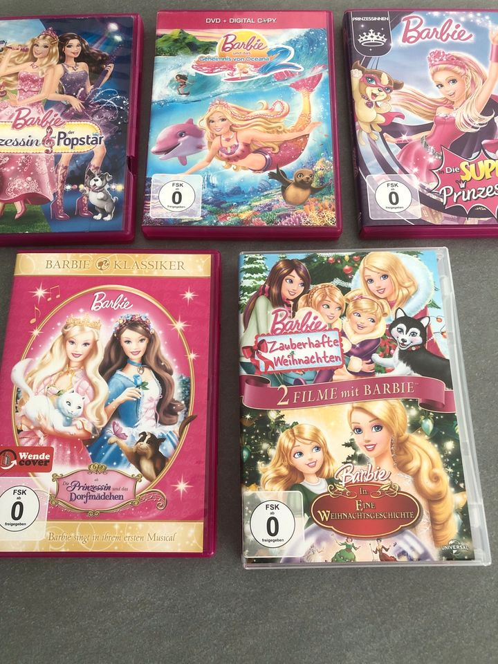 5 (6) gebrauchte Barbie DVDs in Balingen