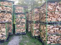 Buchen Brennholz trocken gespalten pro SRM in 25er Länge Hessen - Korbach Vorschau