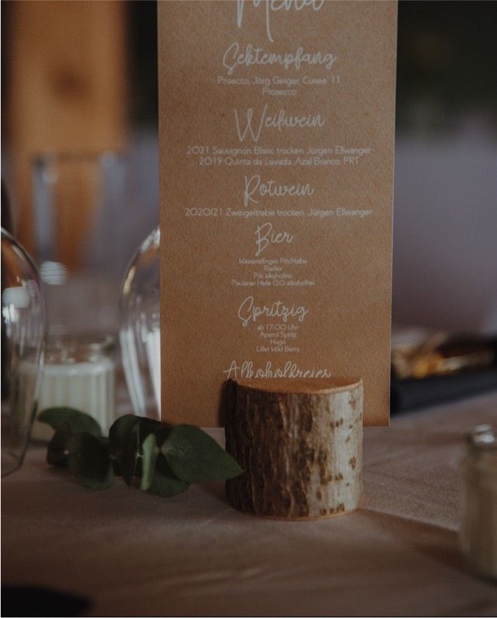 Kartenhalter aus Holz (Hochzeitsdeko) in Aalen