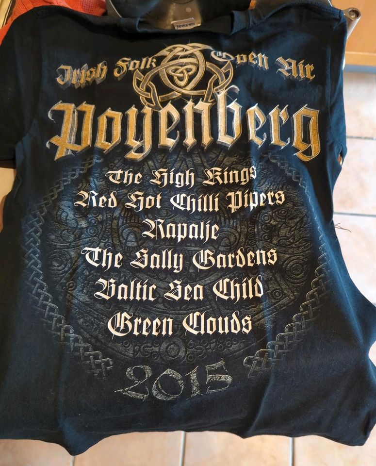 15th Poyenberg Irish Folk Festival T-Shirt Tour-Shirt in Kaiserslautern