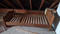 Retro Vintage Bett 50er Jahre Echtholz Massiv Aachen - Aachen-Haaren Vorschau