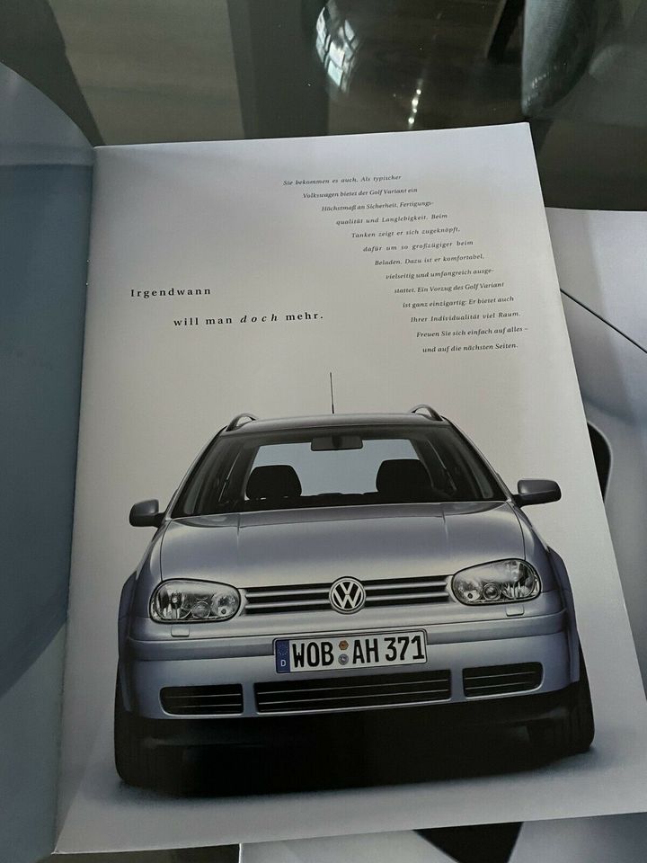 VW Golf IV Variant Katalog Set Prospekt 1999 4 R32 in Braunschweig