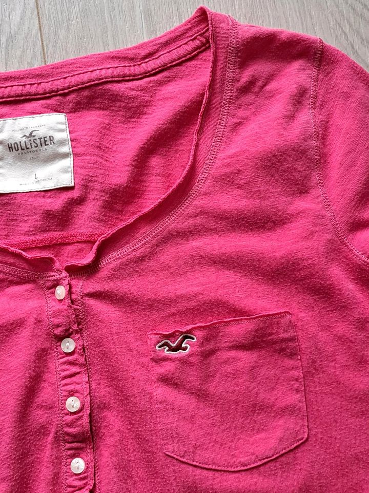 Hollister süsses 3/4 Arm Shirt pink 40 in Weidenbach