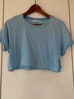 Crop Shirt ❤️ Used Look ❤️ S Oversize Babyblau verwaschen ❤️ NEU Bayern - Reichertshofen Vorschau