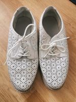 Schnürschuhe Halbschuhe Gr. 39 Silber grau Innenstadt - Köln Altstadt Vorschau