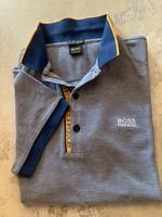 HUGO BOSS Poloshirt blau/gelb Herren Gr. M Kurzarm Bayern - Peißenberg Vorschau