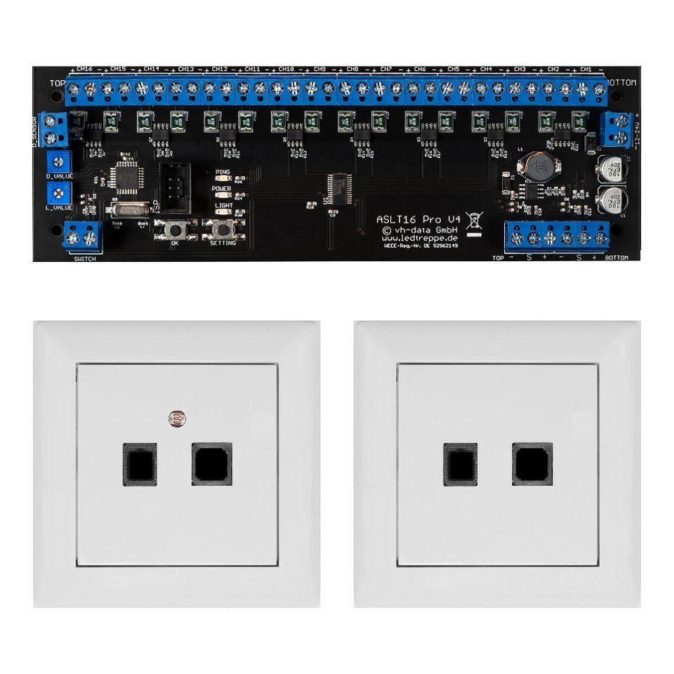 Automatische Treppenbeleuchtung für LEDs o. Strips ASLT16 Pro V4 in Bochum