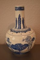 Asiatische Vase, weiß / blau, 32cm hoch Köln - Seeberg Vorschau