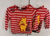 Zwei rot weiß gestreifte Langarmshirts mit Winnie Puuh Nordrhein-Westfalen - Bad Salzuflen Vorschau