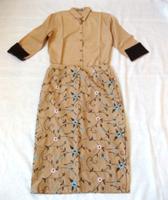 Zwei-Teiler, braun - Gr. 38 - Bluse + Rock - von HIRSCH - TOP Bayern - Rödental Vorschau