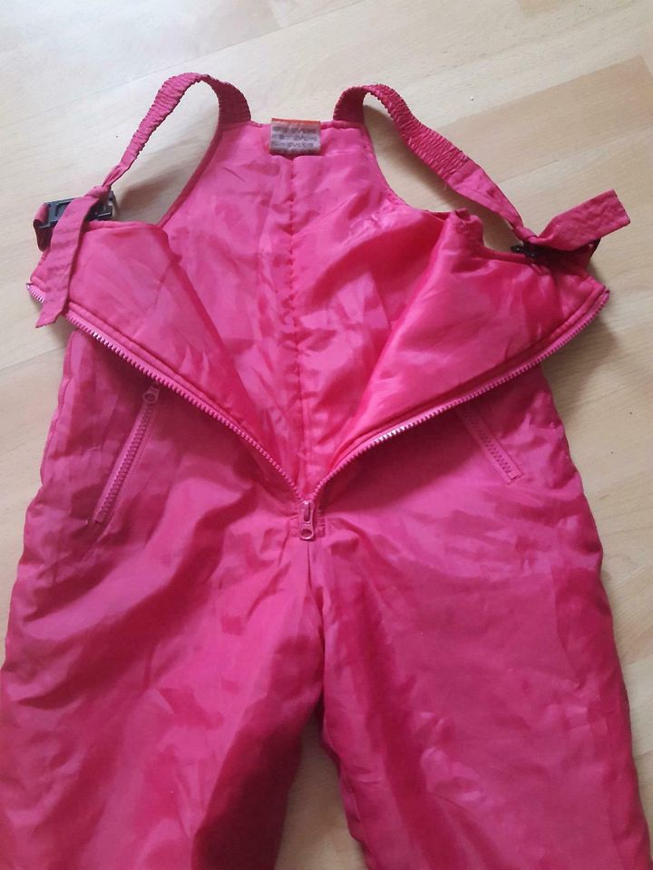 Schneehose pink Gr. 104 in Wegscheid