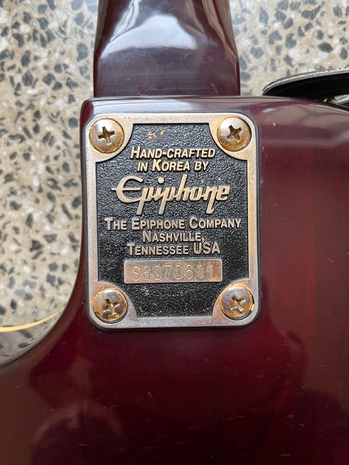 E-Gitarre mit Tasche - Epiphone Nighthawk ST3 1996 (GIBSON) in Dresden