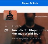 5x Travis Scott Sitzplätze Köln Baden-Württemberg - Ulm Vorschau