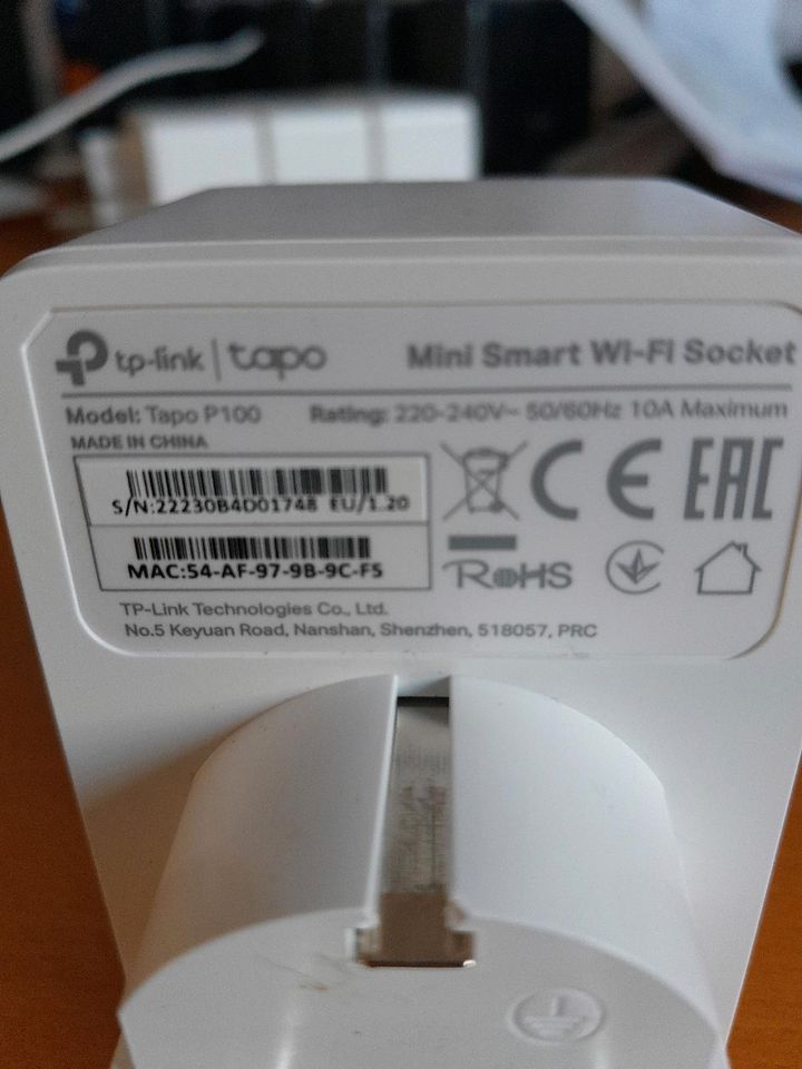 Tapo P100 WLAN Steckdose Smart Home in Mainz