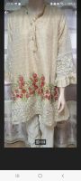 Kleid Designer Rosen beige Pakistan Indien Kameez Nordfriesland - Husum Vorschau