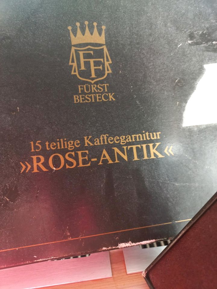15 teiliges Kaffeegarnitur Rosa-Antik in Augsburg