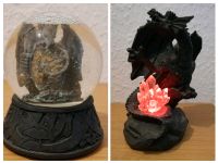 Drachenfigur Farbwechsel, Glitzerschneekugel, Skulptur, Kristall Bremen - Huchting Vorschau