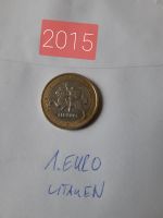Münze 1 Euro Litauen Sammeln Numismatik Umlauf Geld Sachsen - Burgstädt Vorschau