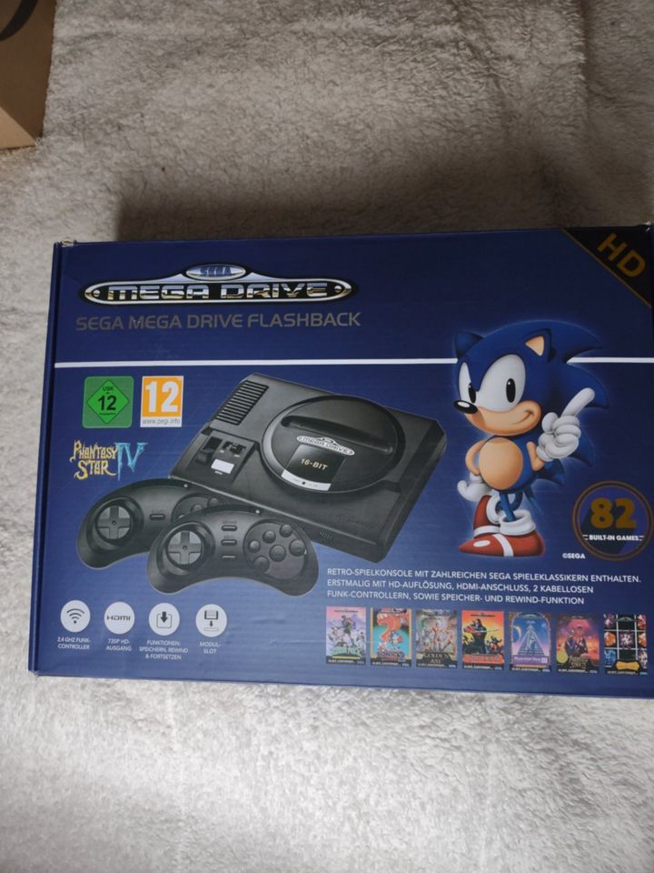 Sega Mega Drive Flashback von 2019 mit SD Slot in Doberlug-Kirchhain