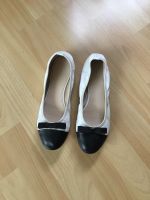 Ballerina, Navyboot, Gr.37, creme/schwarz, Leder Wandsbek - Hamburg Marienthal Vorschau