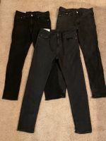 3x H&M Jeans, Jeanshosen schwarz Slim 31/32 Bergedorf - Hamburg Billwerder Vorschau