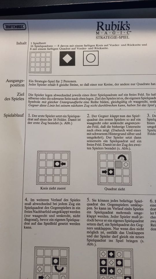 Rubik´s Magic-Brett-, Strategiespiel für 2 Pers. von Matchbox in Wolfschlugen