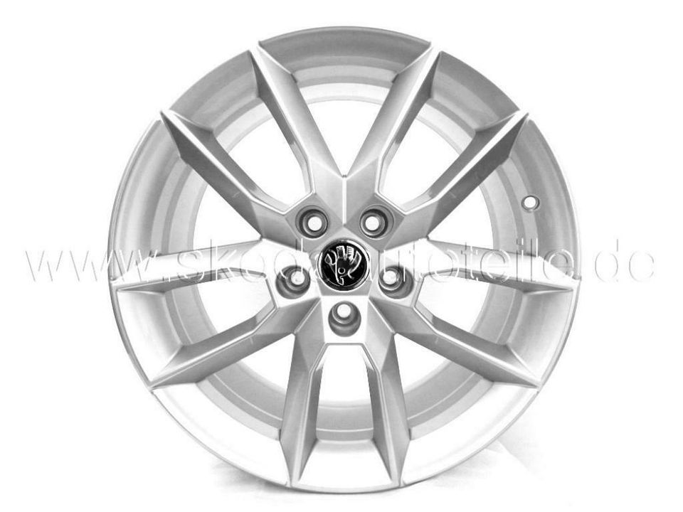 1x Felge GEMINI Silber 18" - original - SKODA OCTAVIA 3 / 349€* in Würzburg