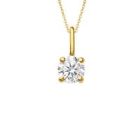 Anhänger Diamant-Brillant zert. 0,10ct 585/- 14k Gelbgold Baden-Württemberg - Tiefenbronn Vorschau