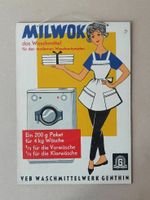 MILWOK Waschmittel DDR Werbung Reklame Werbeschild VEB Genthin Pankow - Prenzlauer Berg Vorschau