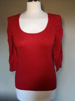 H&M Pullover mit U-Ausschnitt rot 3/4 Arm Gr.XS geraffte Schulter Bayern - Ebermannstadt Vorschau