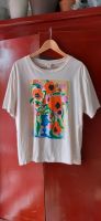 T-Shirt MONKI Creme mit Blumen Größe M Freiburg im Breisgau - Wiehre Vorschau