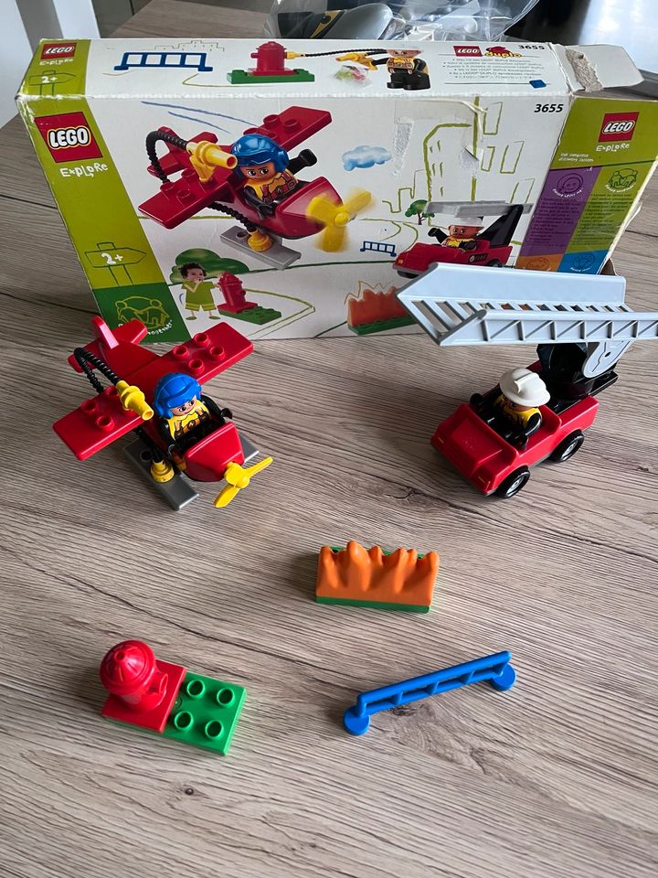 Lego Duplo Set Feuerwehr, Flugzeug, Feuer in Sendenhorst