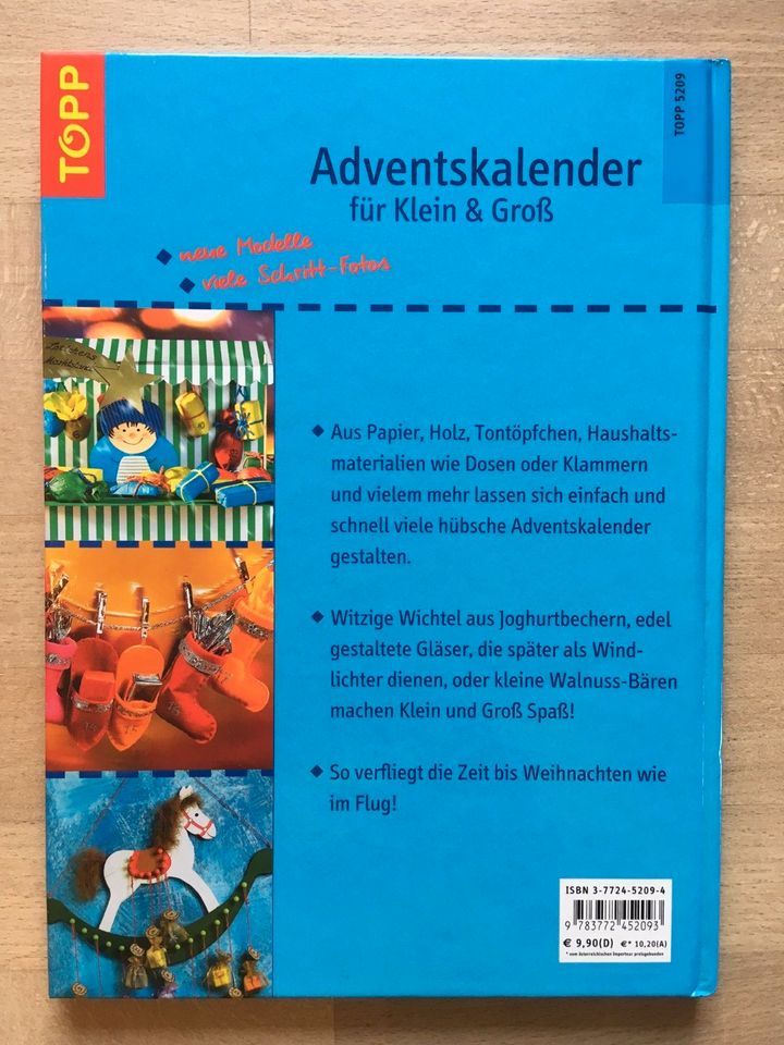 TOPP Bastelbuch - Adventskalender für Klein & Groß - wie neu in Attenkirchen