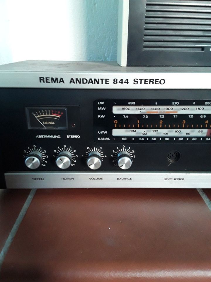 Radio Rema Andante 844 Stereo mit Lautsprecher in Hallenberg