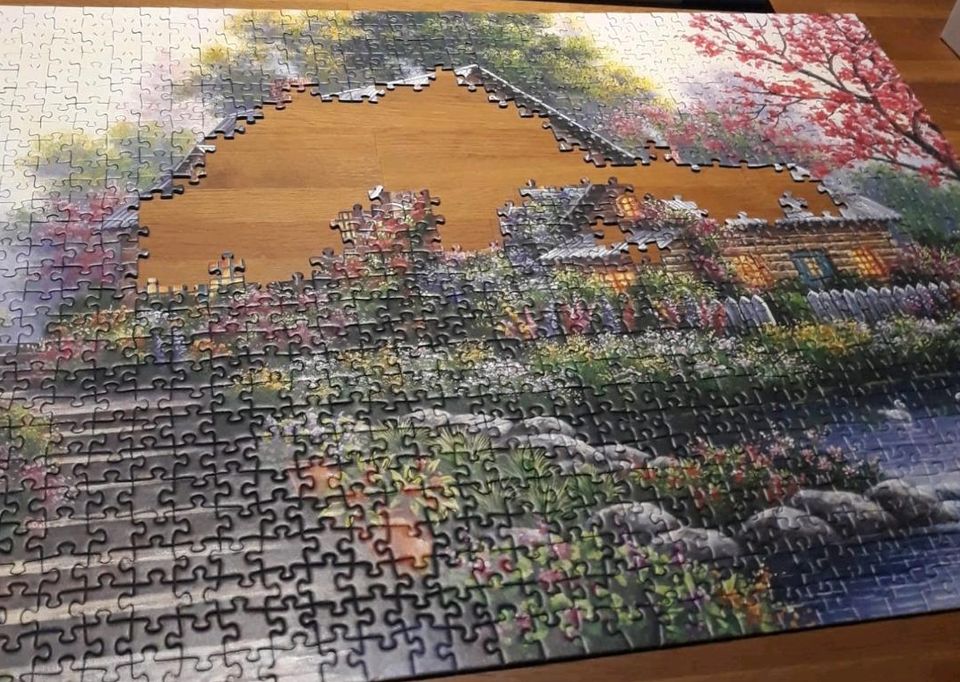 1000 Teile Puzzle in Stemwede