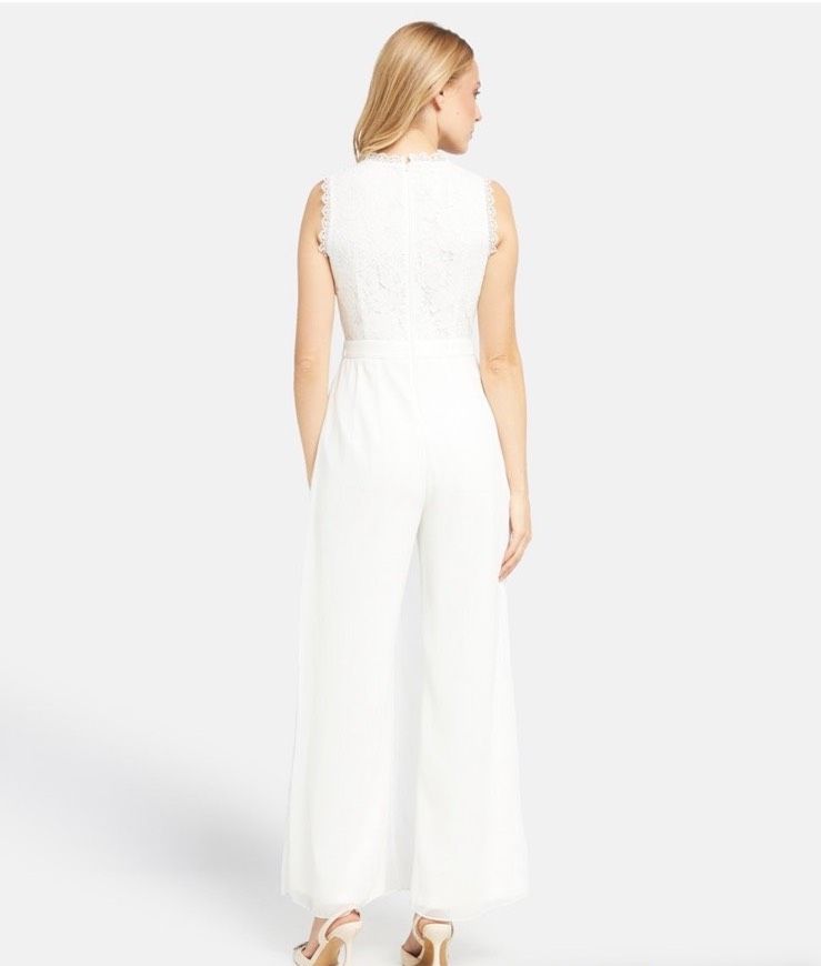 APART Overall/Jumpsuit für Hochzeit, geblümtes Design, weiß, 42 in Pinneberg