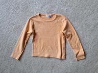 110/116 Sweatshirt Mädchen aprikose 100% Baumwolle Leipzig - Wiederitzsch Vorschau