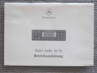 Bedienungsanleitung Mercedes Audio 10 / 30 Autoradio Niedersachsen - Ottersberg Vorschau