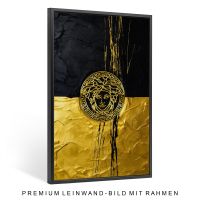 Wandbild Leinwand mit Rahmen , Medusa Versace Luxus Marke Golden Stuttgart - Stuttgart-Ost Vorschau