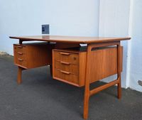 Schreibtisch Sekretär freistehend Mid Century Teak Omann Jun 50er Bayern - Würzburg Vorschau