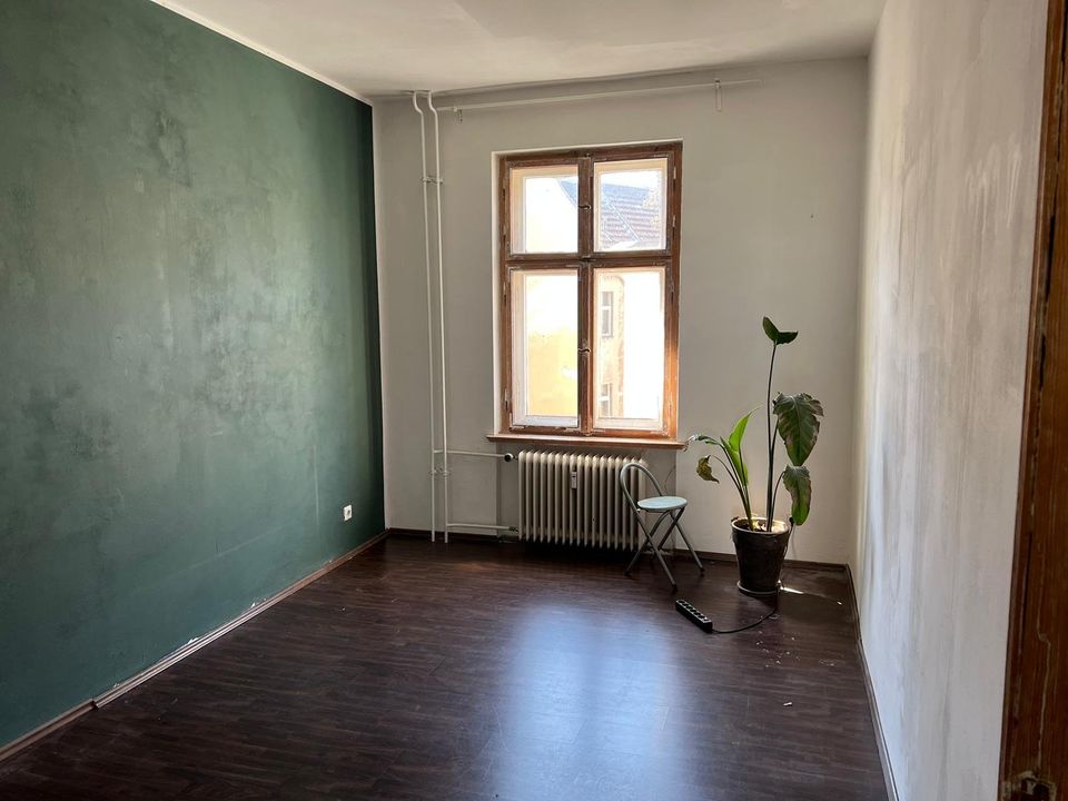 55qm Altbau Wohnung bezugsfrei, nähe SBhf Sonnenallee Vorderhaus in Berlin