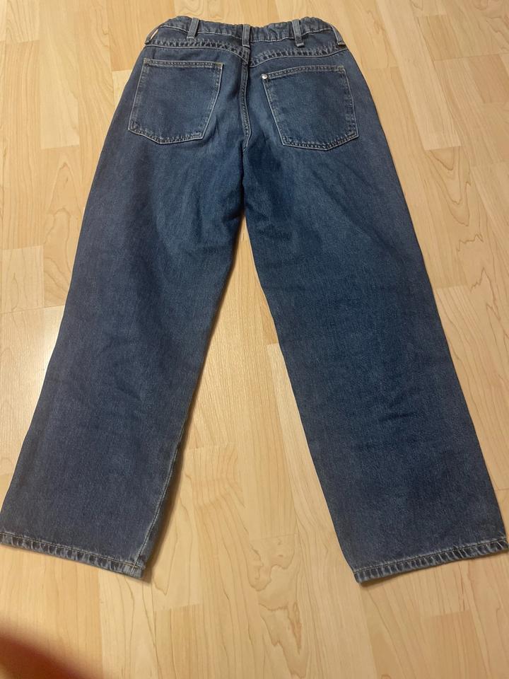 Jungen blaue Baggy Jeanshose H&M Gr.158 Top in Waldachtal