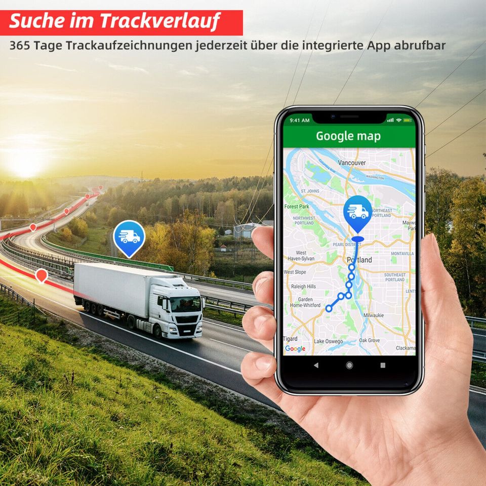 GPS-Tracker Auto Motorrad Fahrzeuge LKW´s mit Magnet 40 Tage Akku in Moers
