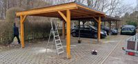 Ein einfacher Holzcarport. Einzelner. Berlin - Spandau Vorschau