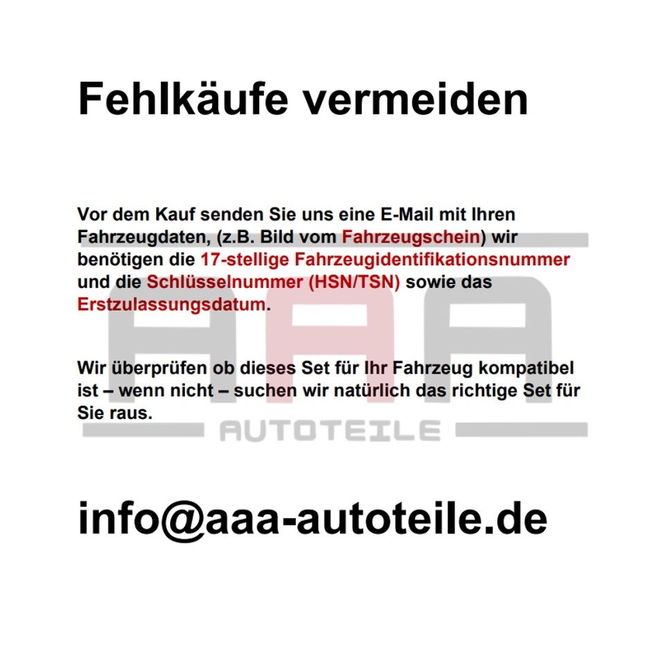4 BREMSSCHEIBEN + BELÄGE VORNE + HINTEN für VW GOLF 4 1.4 1.6 POL in Hamm