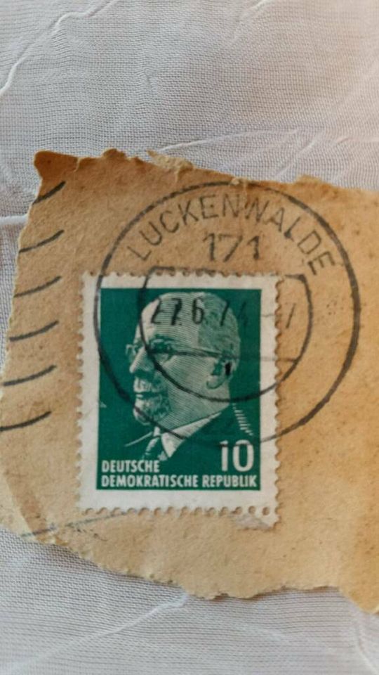 Alte DDR - Briefmarken in Nuthe-Urstromtal