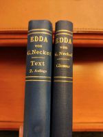 Edda Buch1 Text / Buch 2 kom. Glossar 1927 Germanische Bibliothek Elberfeld - Elberfeld-West Vorschau